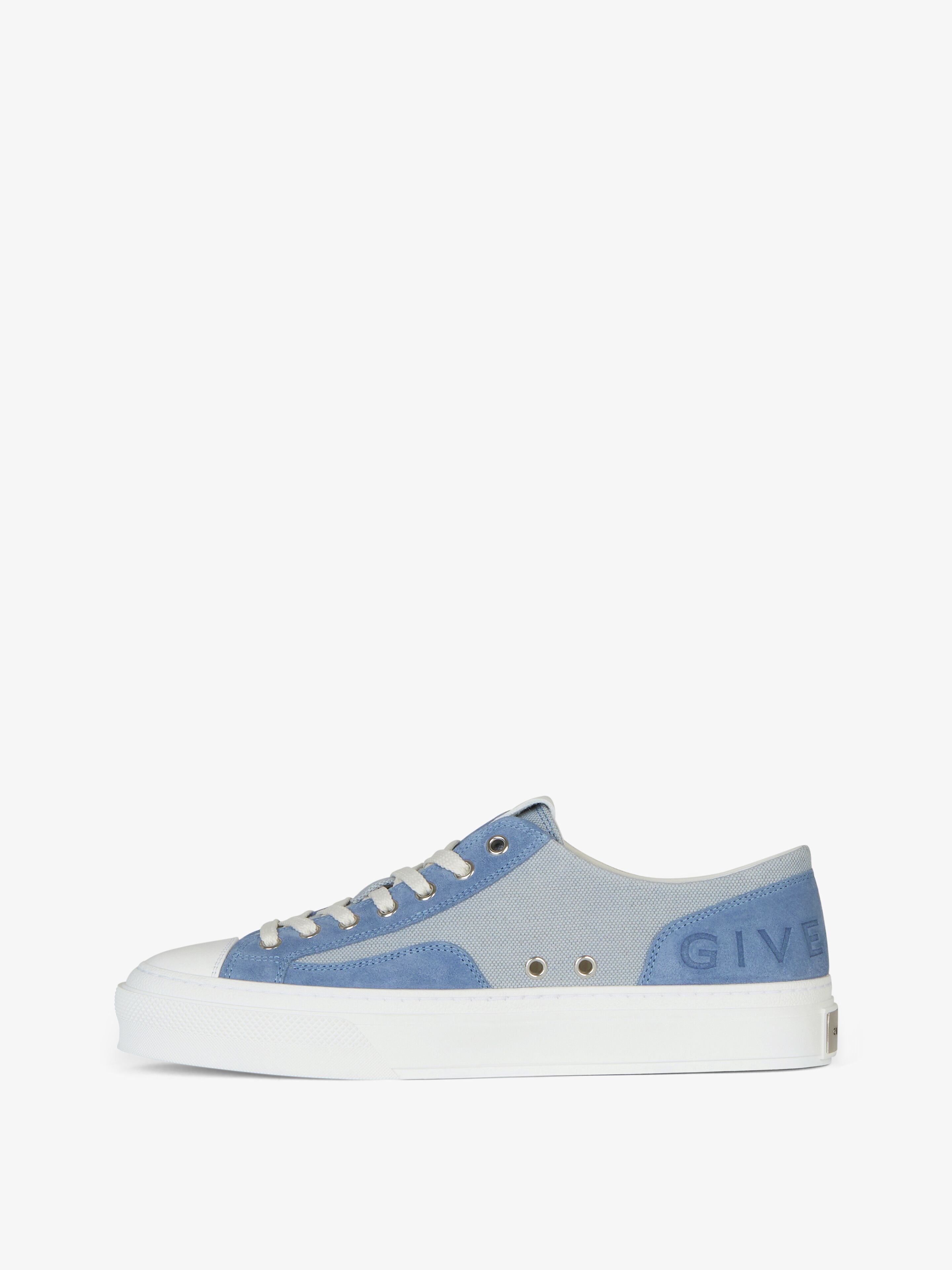 GIVENCHY CITY SNEAKERS IN CANVAS AND SUEDE - 3