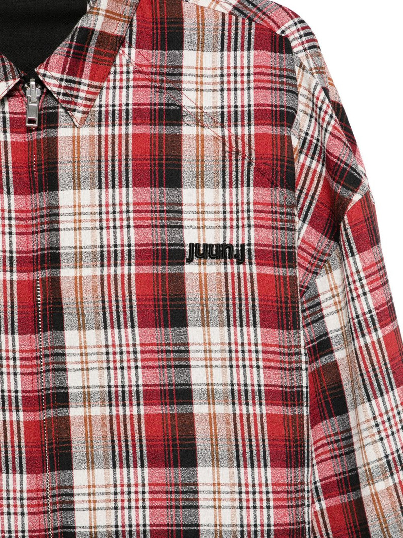 plaid zip jacket 3