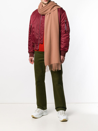 Acne Studios Canada narrow wool scarf outlook