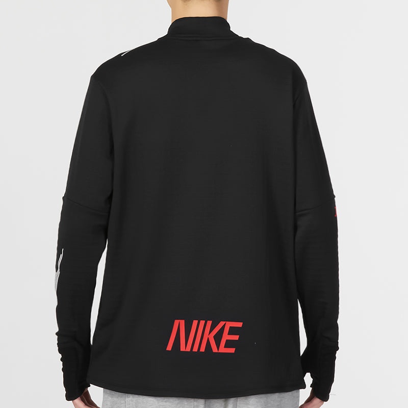 Nike Therma FIT Repel Element Long Sleeves Tee 'Black Red' FD4064-010 - 4