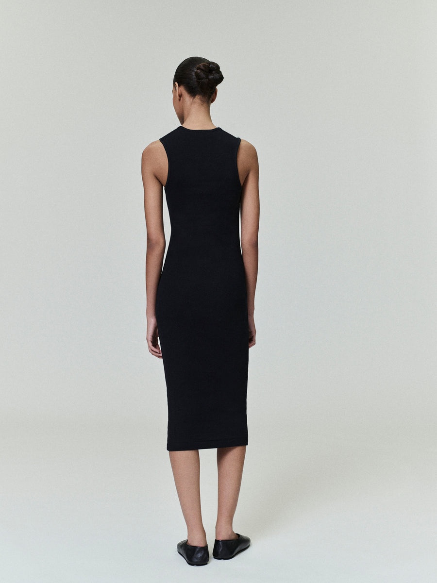 Womens Rib Tank Dress - 4