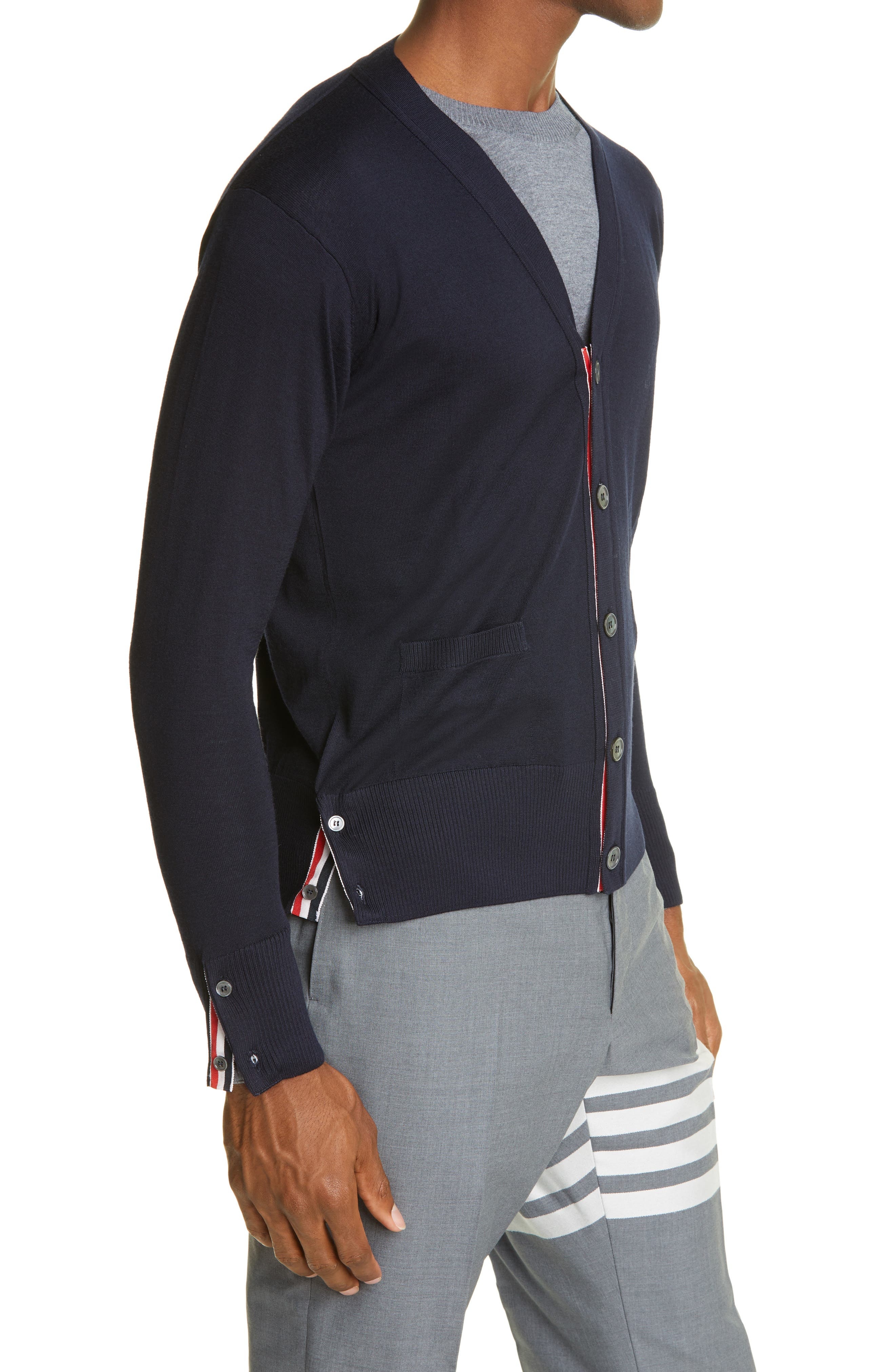 4-Bar Merino Wool Cardigan - 3