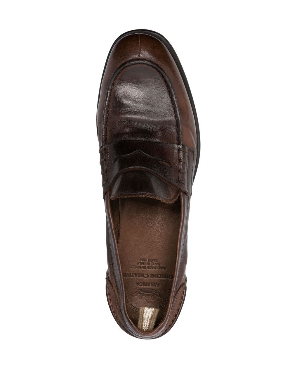 Chronicle leather Penny loafers - 4