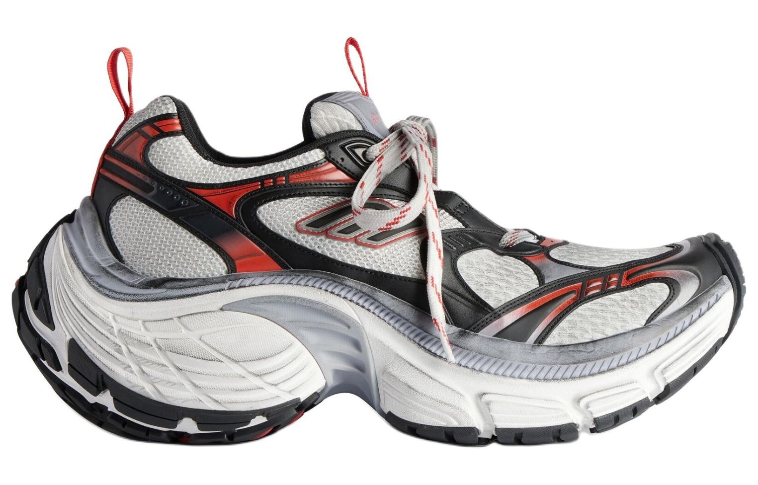 Balenciaga 10xl Sneaker 'Grey White Red' 792779W2MV21960 - 2