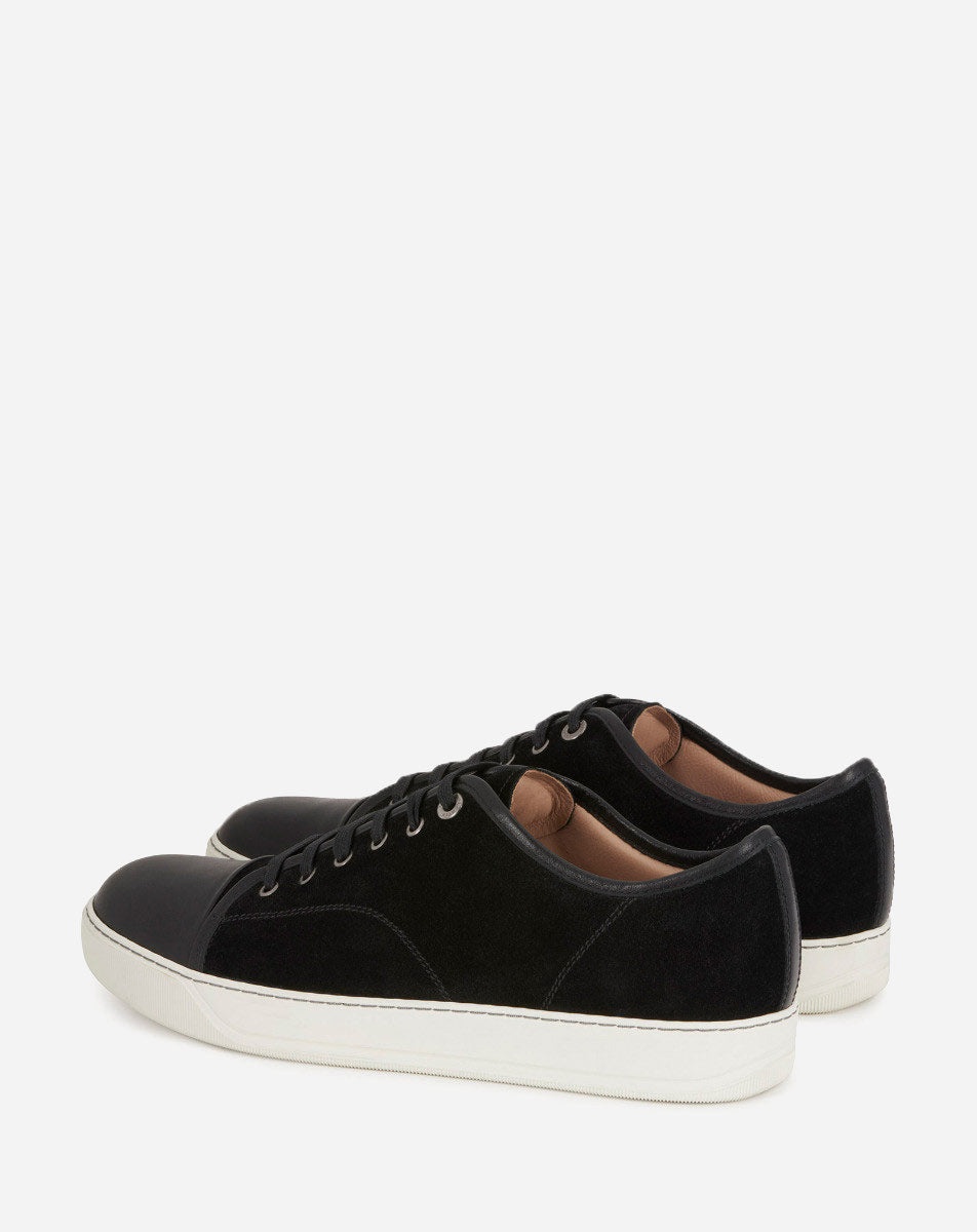 DBB1 LEATHER AND SUEDE SNEAKERS - 3