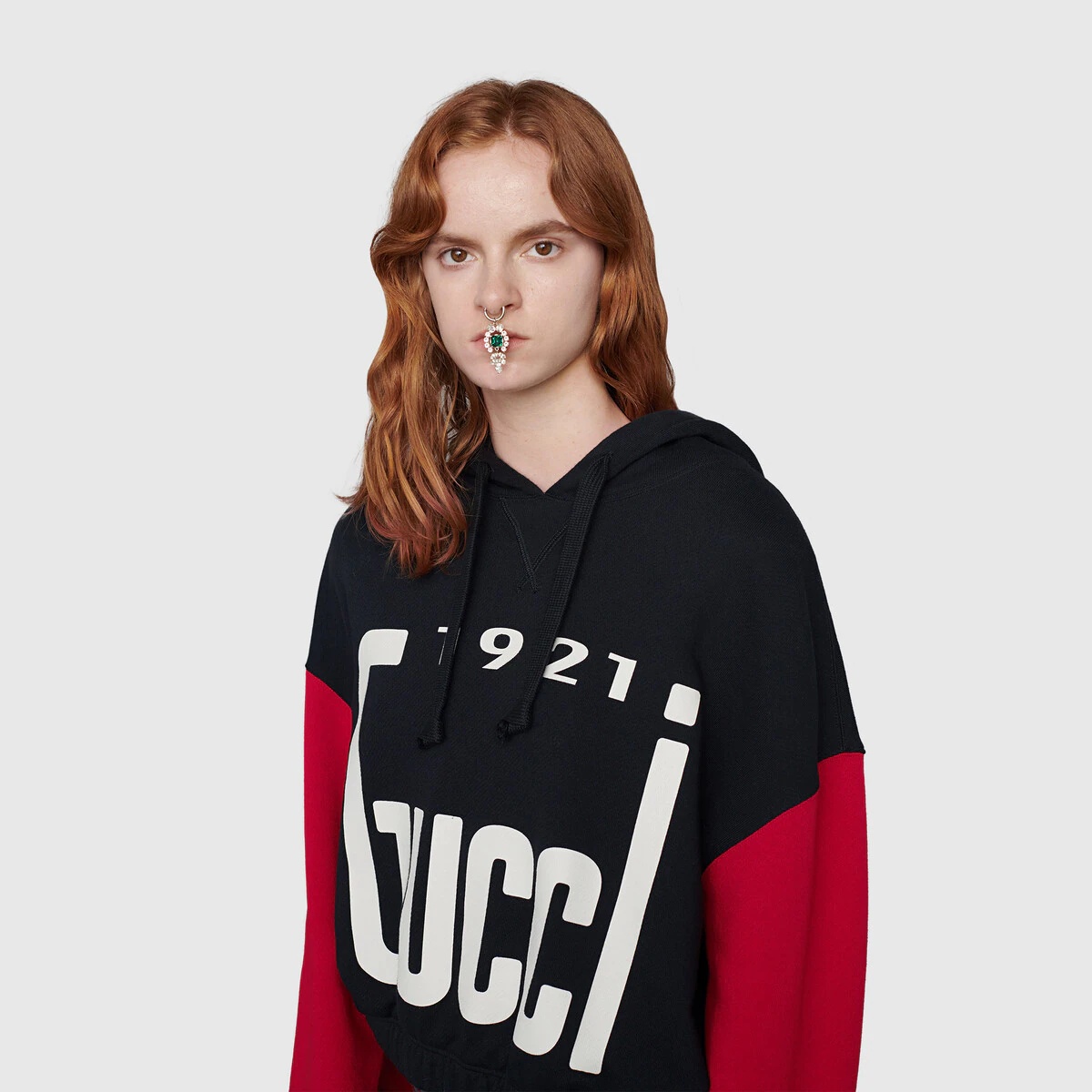 '1921 Gucci' cotton sweatshirt - 5