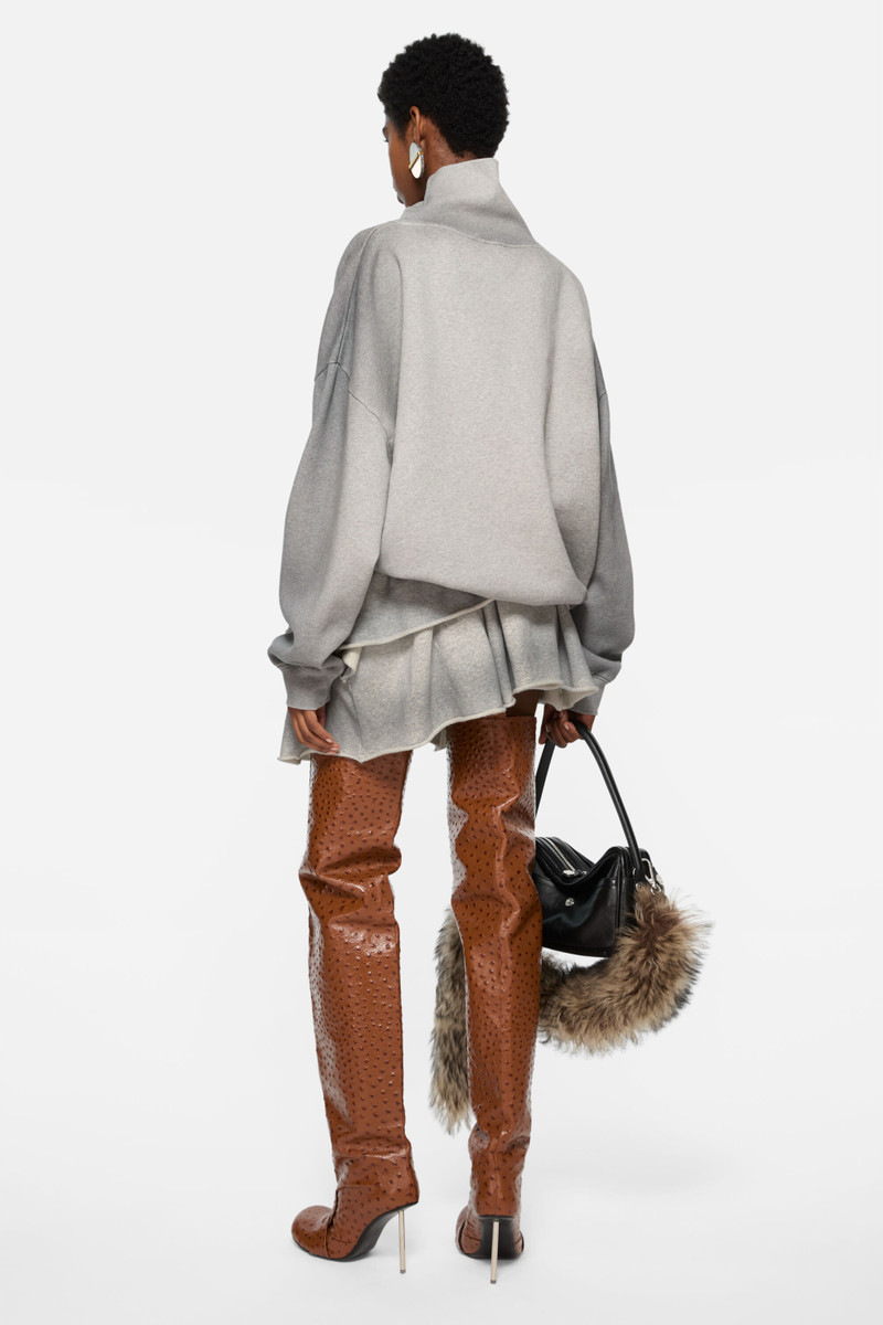 Fleece skirt - Grey Melange 3