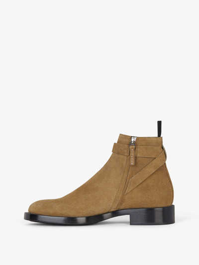 Givenchy LOCK ANKLE BOOTS IN SUEDE outlook