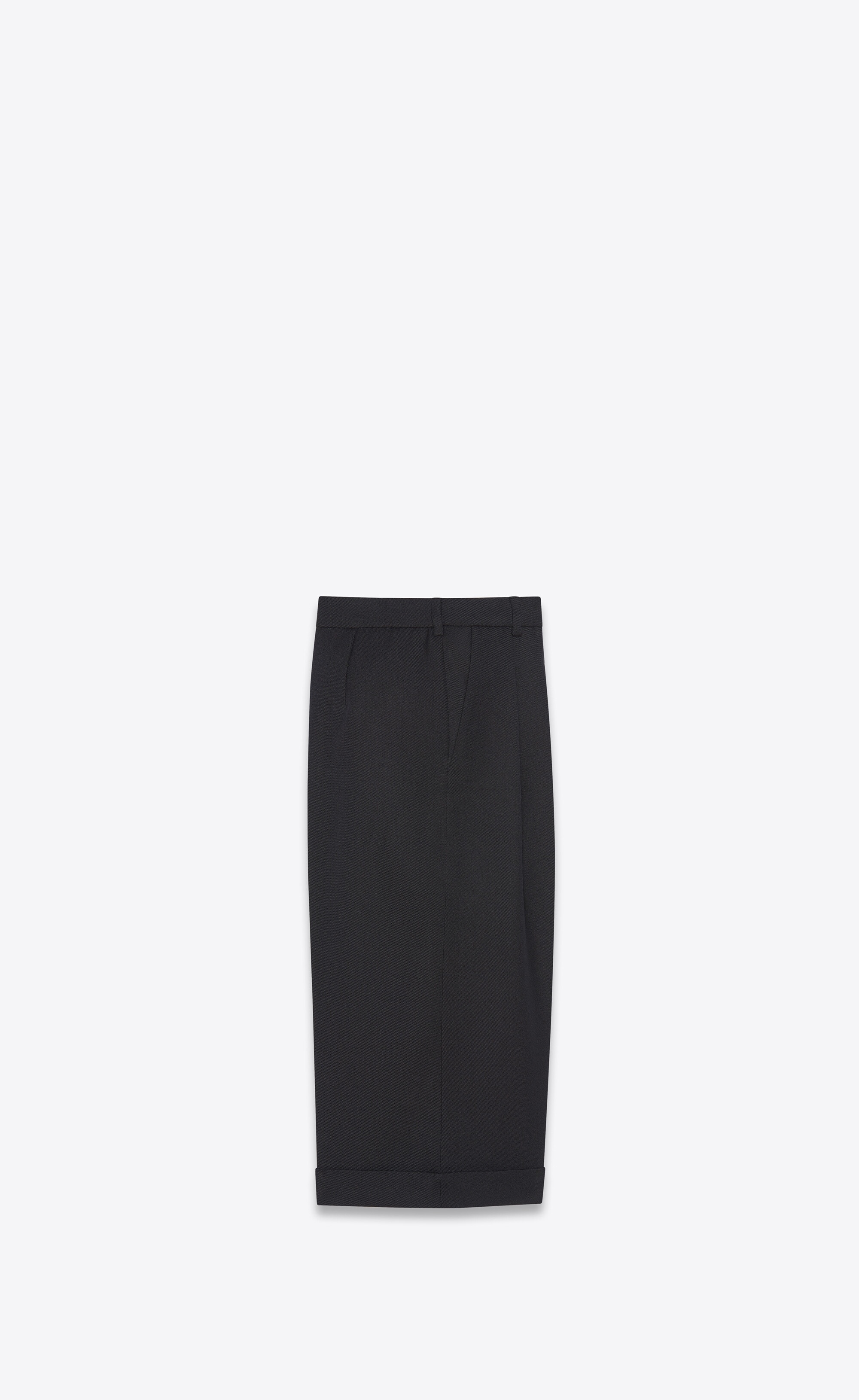 tailored bermuda shorts in wool gabardine - 2