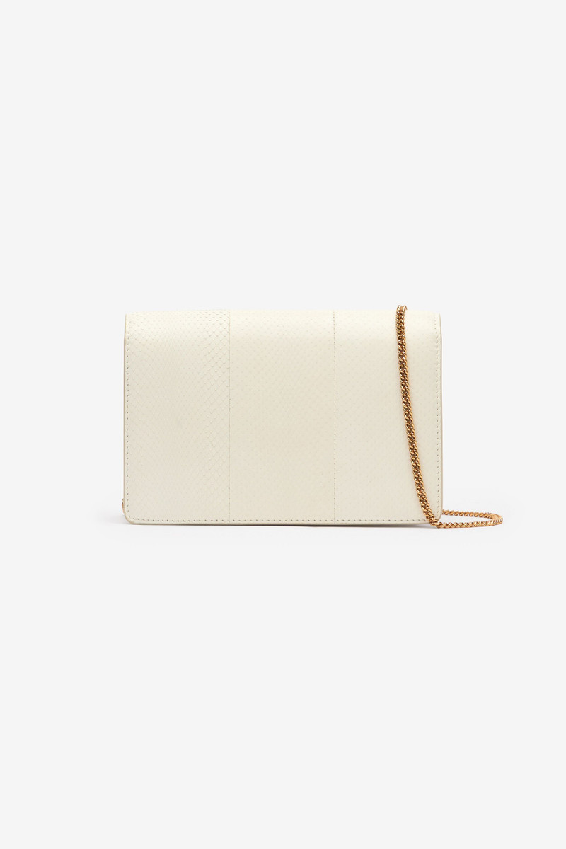 White Bag with Snake and Scale Motif 3