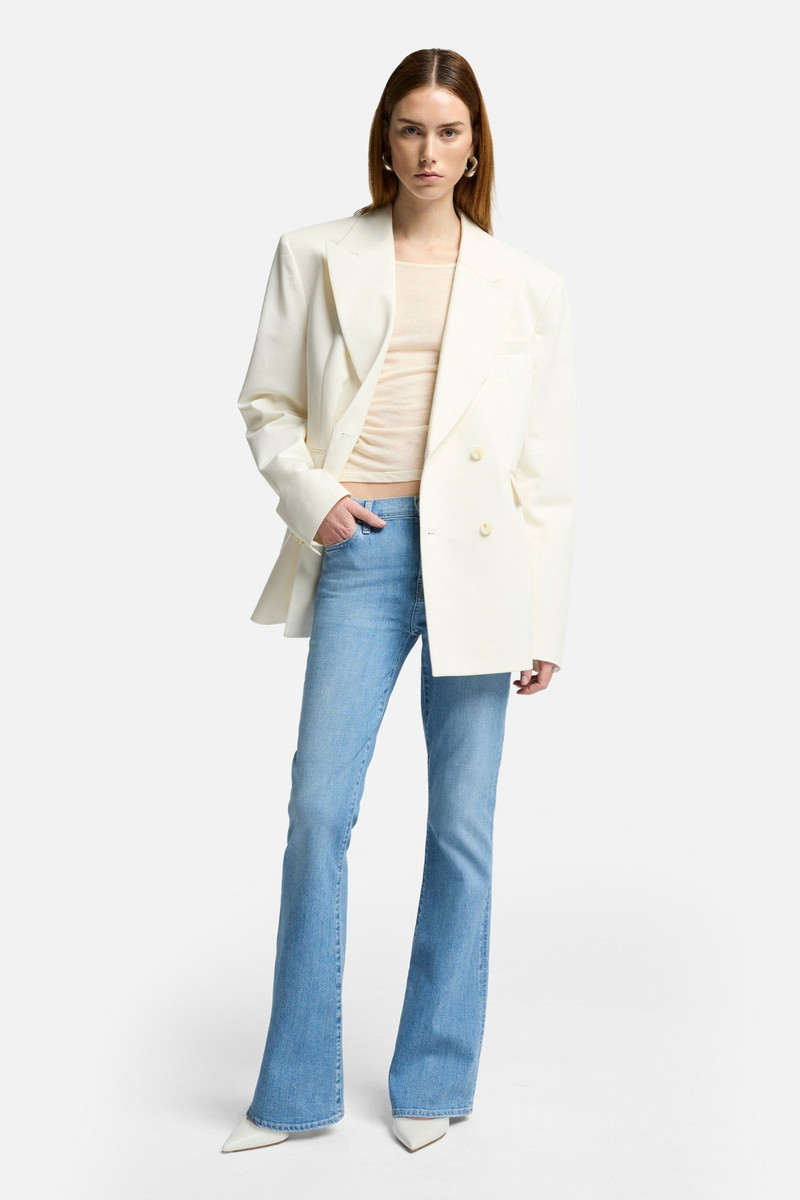 7 For All Mankind Slim Illusion High Waist Ali in Bloom outlook