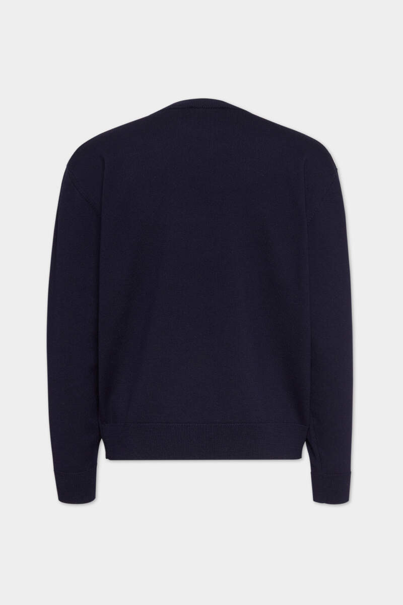 DSQUARED2 PATCH KNIT SWEATER - 2