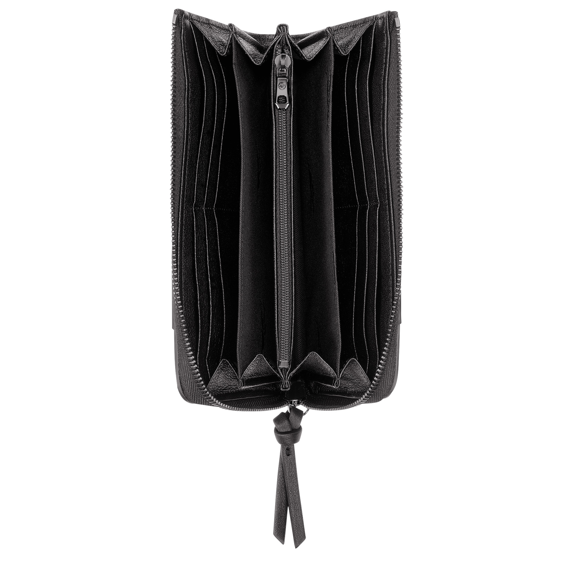 Longchamp 3D Zip around wallet Black - Leather - 2
