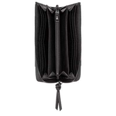 Longchamp Longchamp 3D Zip around wallet Black - Leather outlook