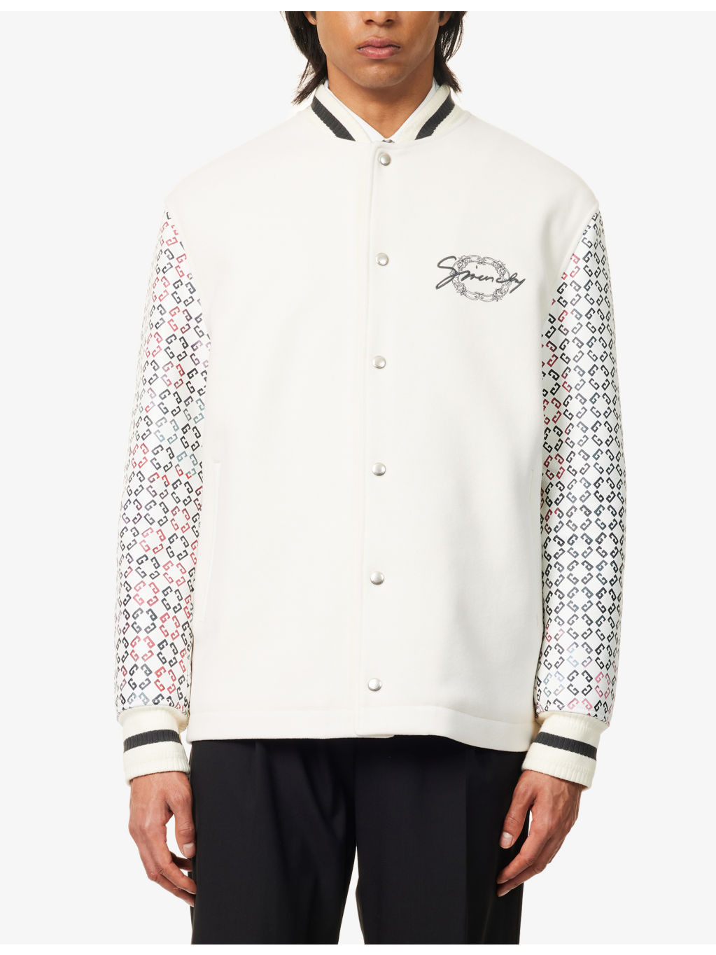 Monogram Varsity Wool-Blend Bomber Jacket - 3
