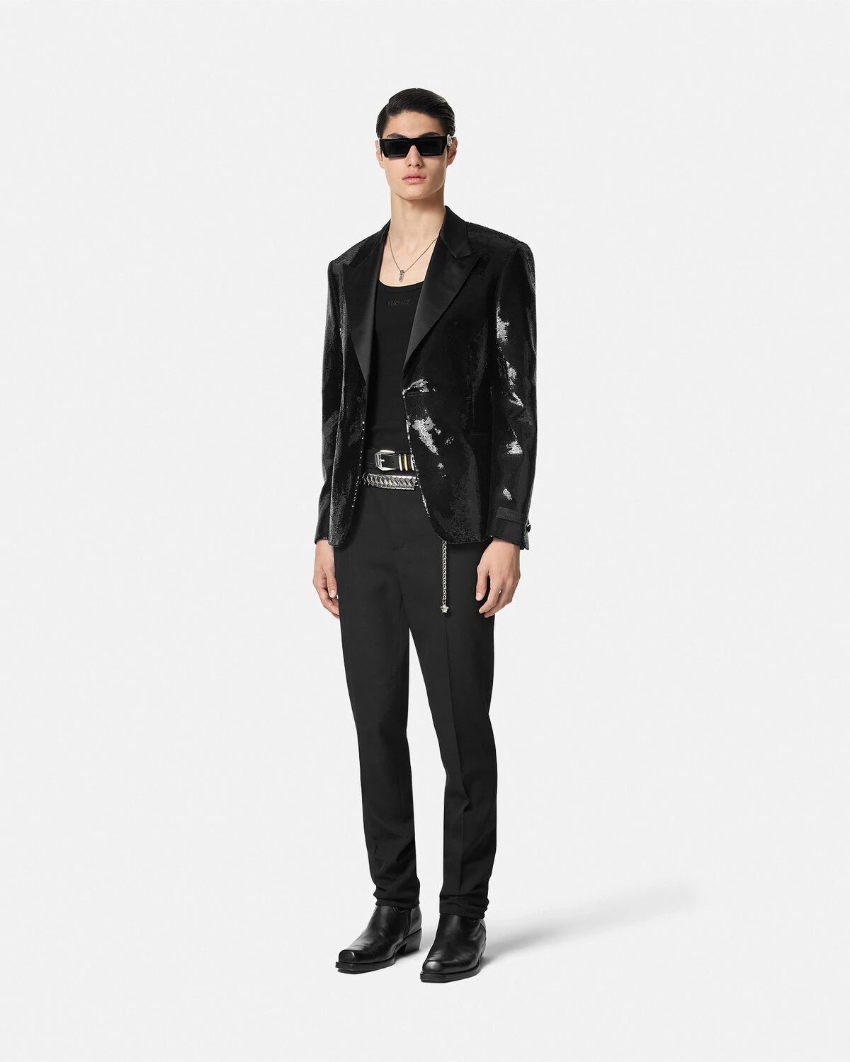 Embellished Single-Breasted Blazer - 2