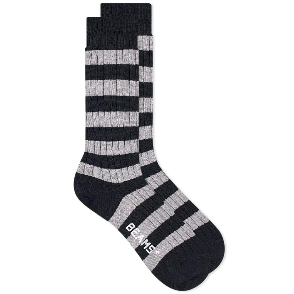 Beams Plus Border Stripe Sock - 1