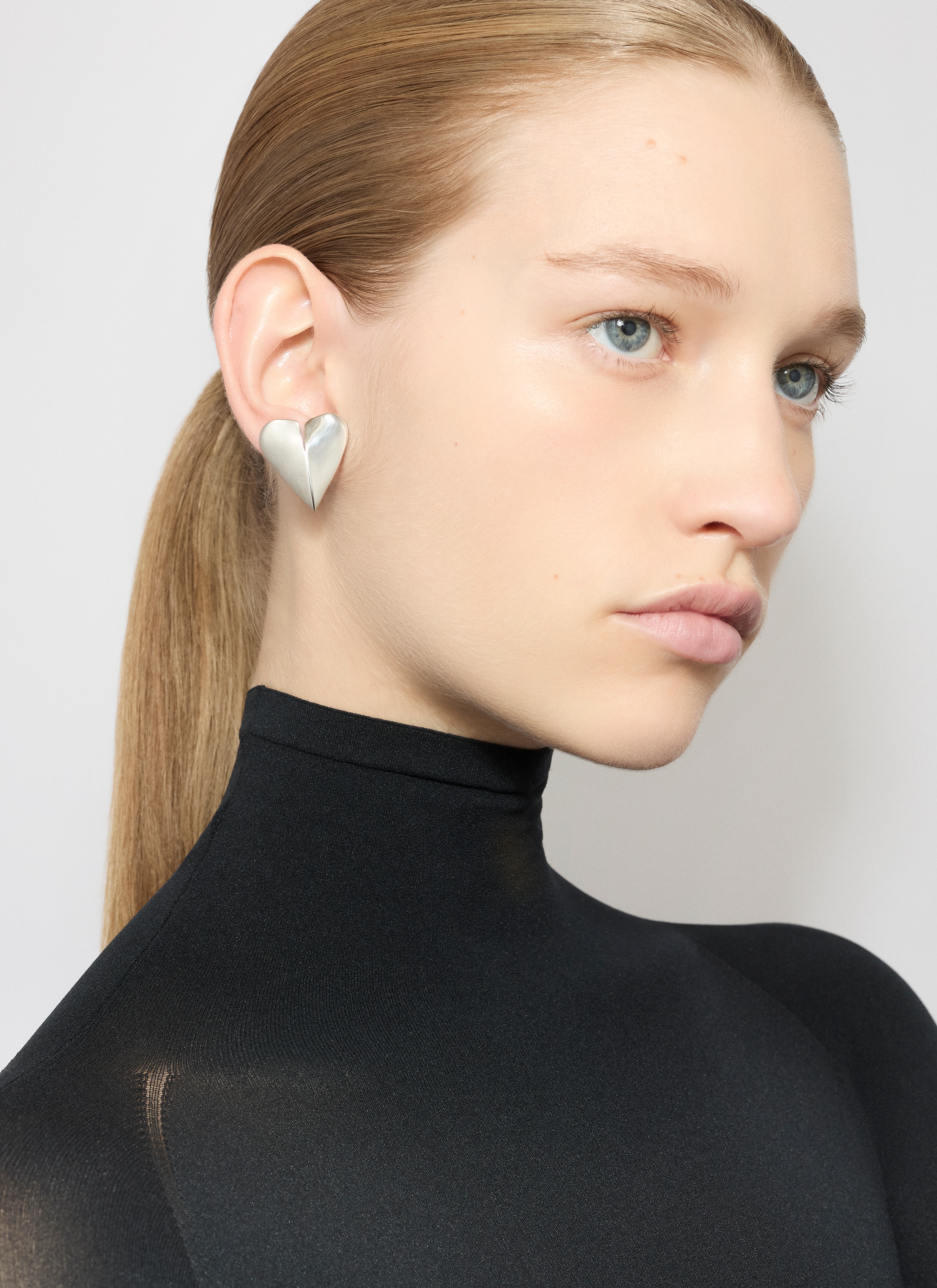 LE CŒUR MINI TORN EARRINGS - 2