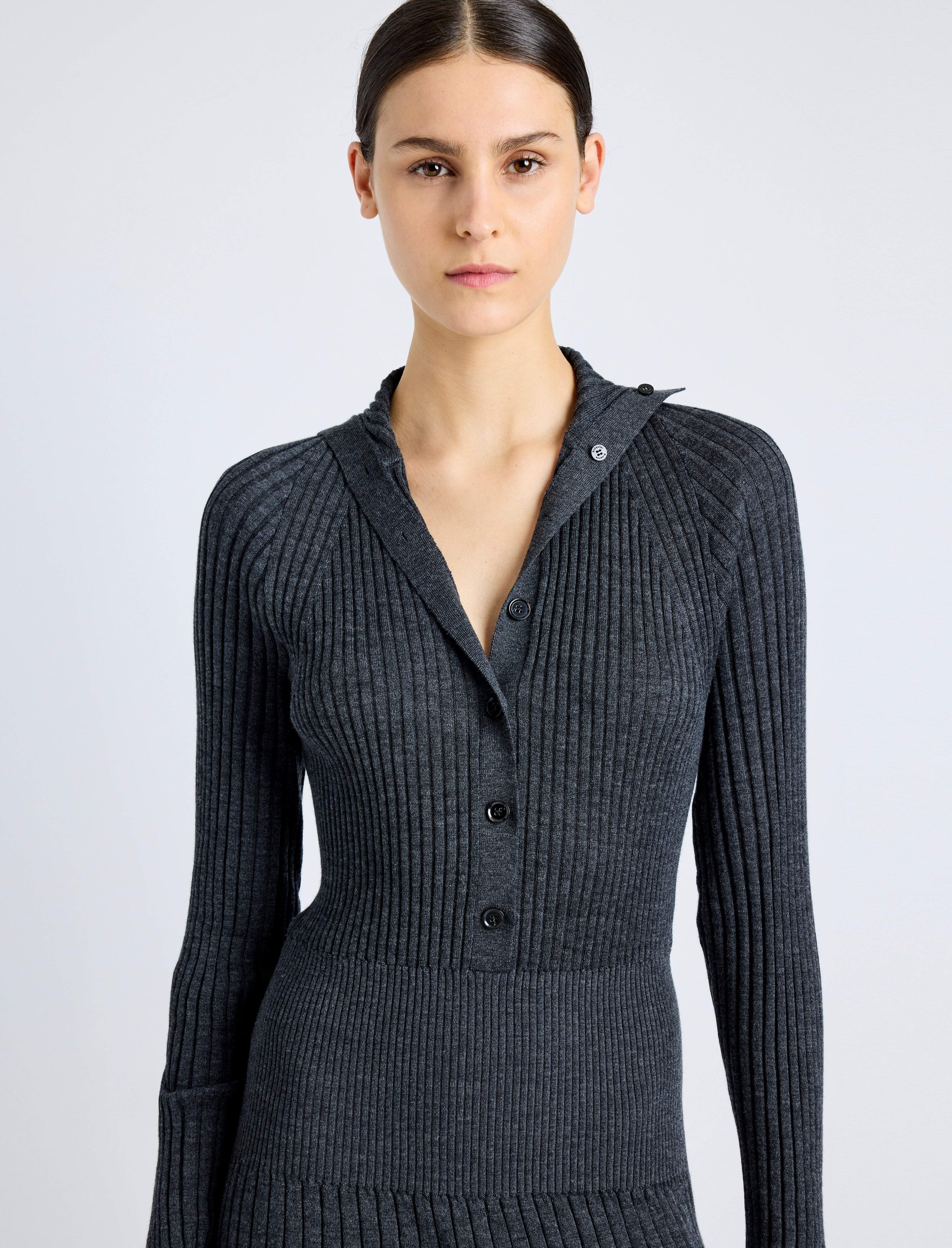 Maeve Dress in Superfine Merino Silk - 5