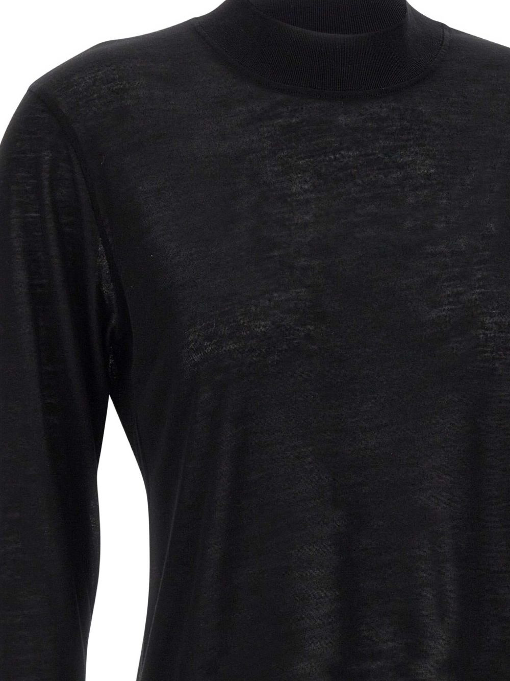 mock-neck T-shirt - 4