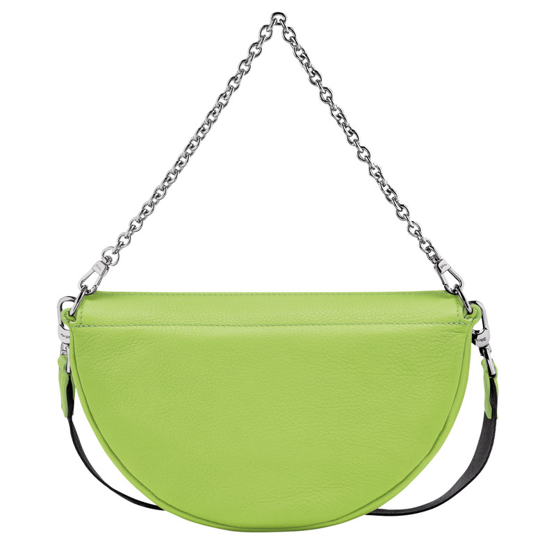 Smile S Crossbody bag Green Light - Leather 4