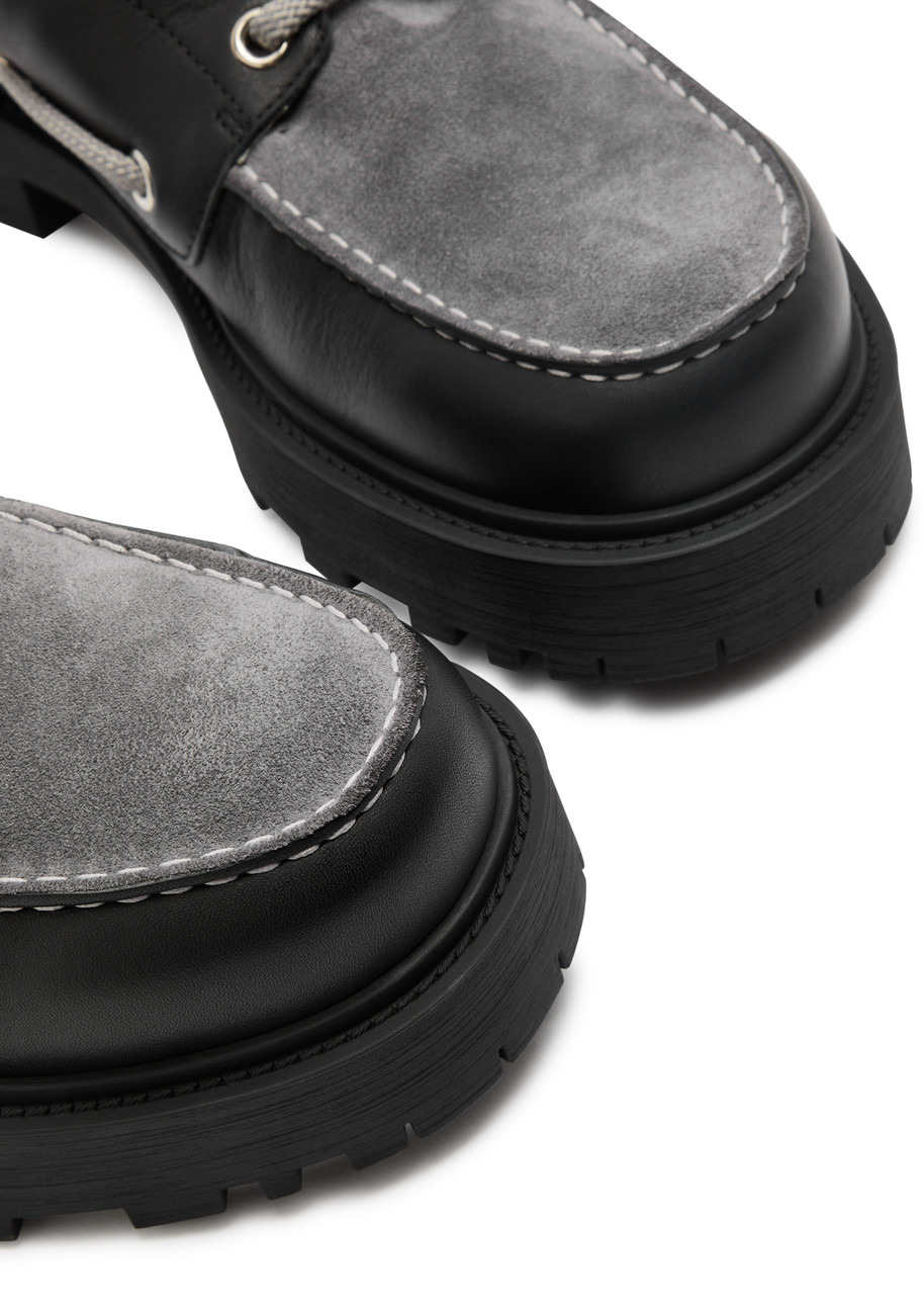 Givenchy Storm Panelled Chunky Boat Shoes - 3