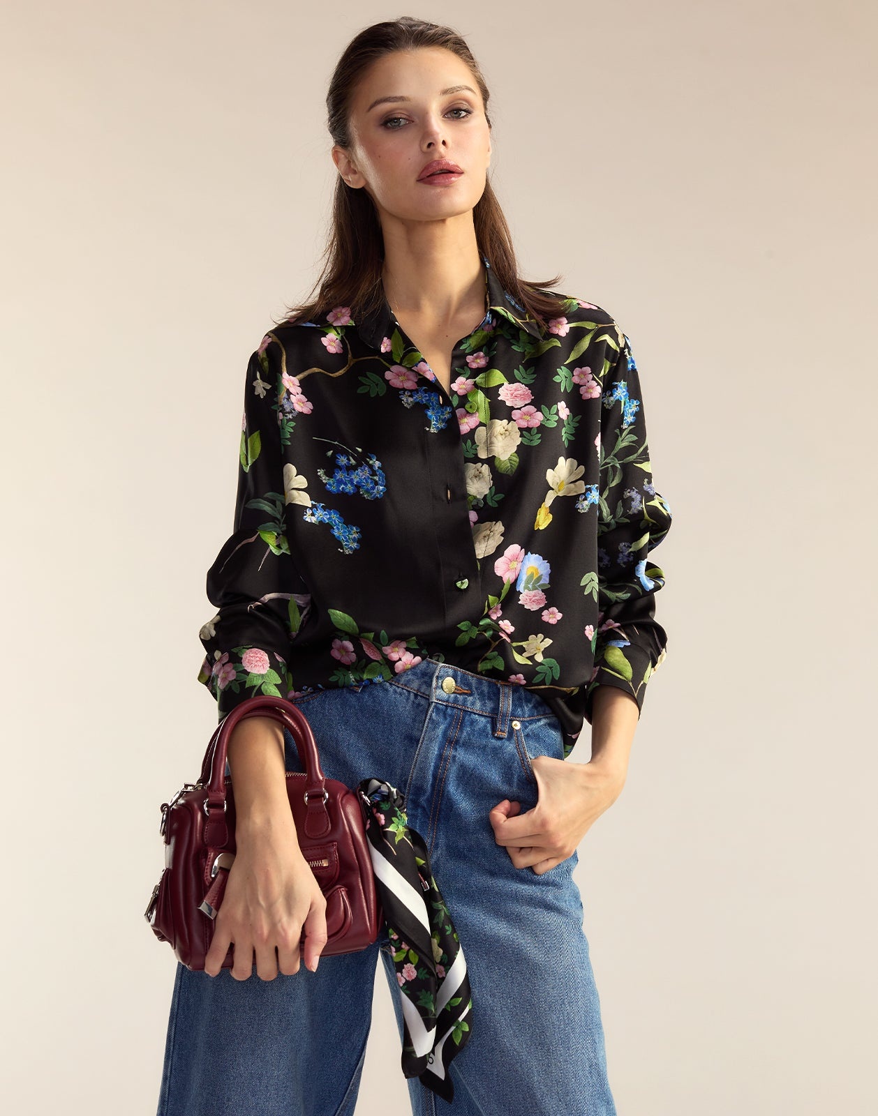 Bloom Silk Scarf - 2