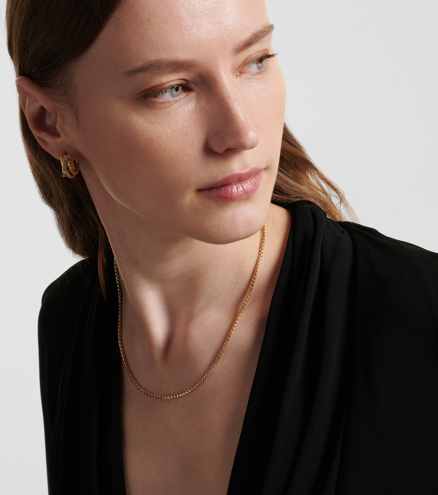 18kt gold chain necklace - 3