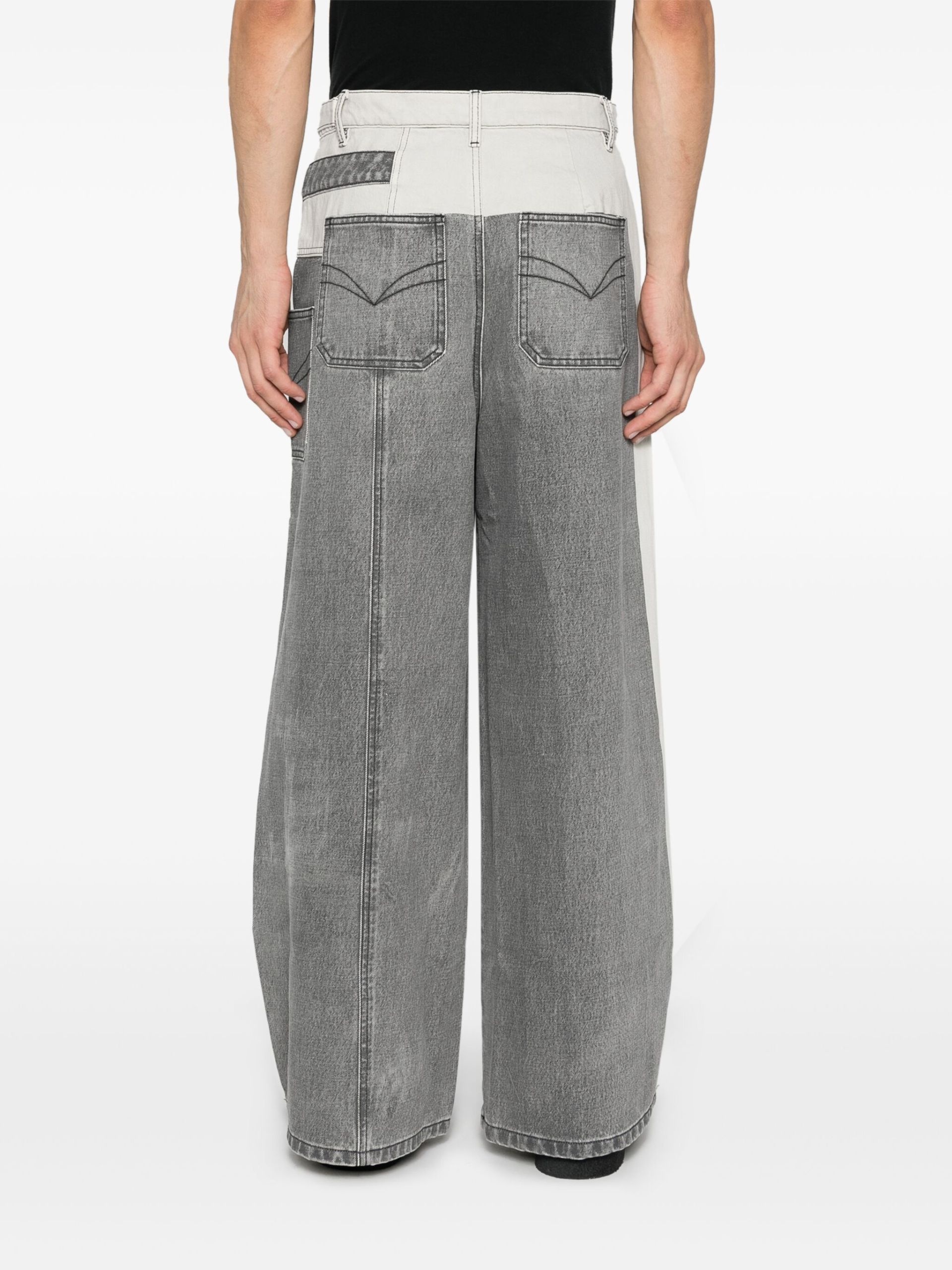 Panelled Jeans - 4