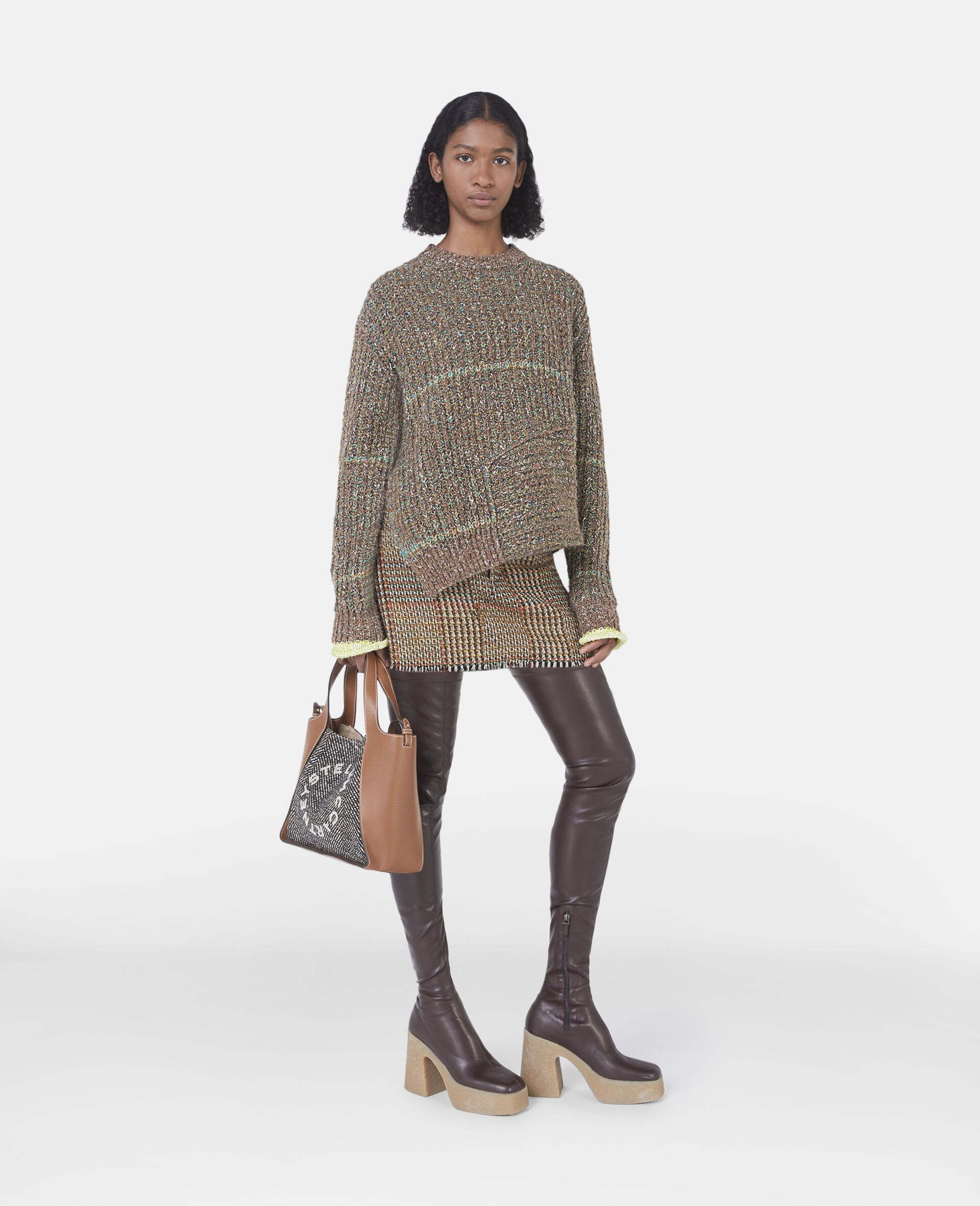 Tweed Knit Jumper - 2