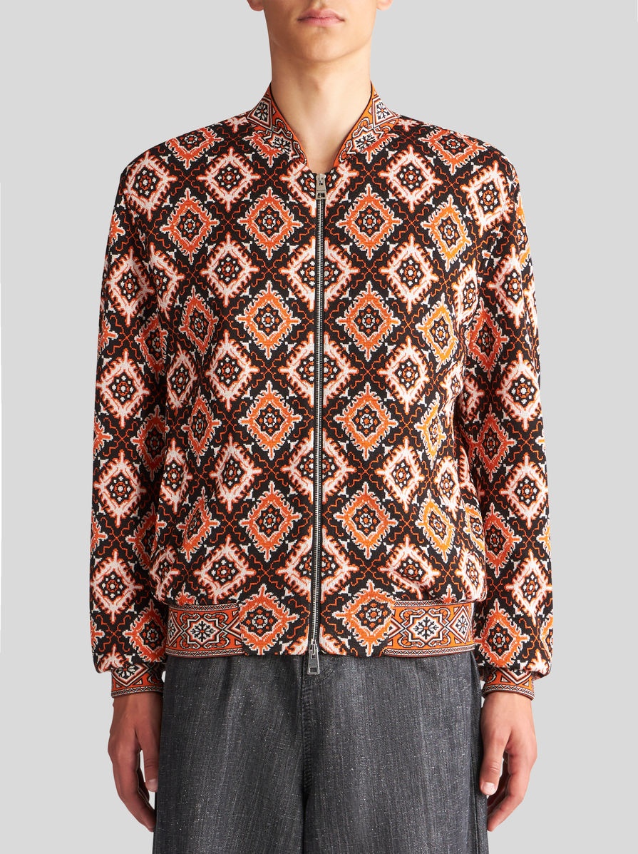 JACQUARD BOMBER JACKET - 2