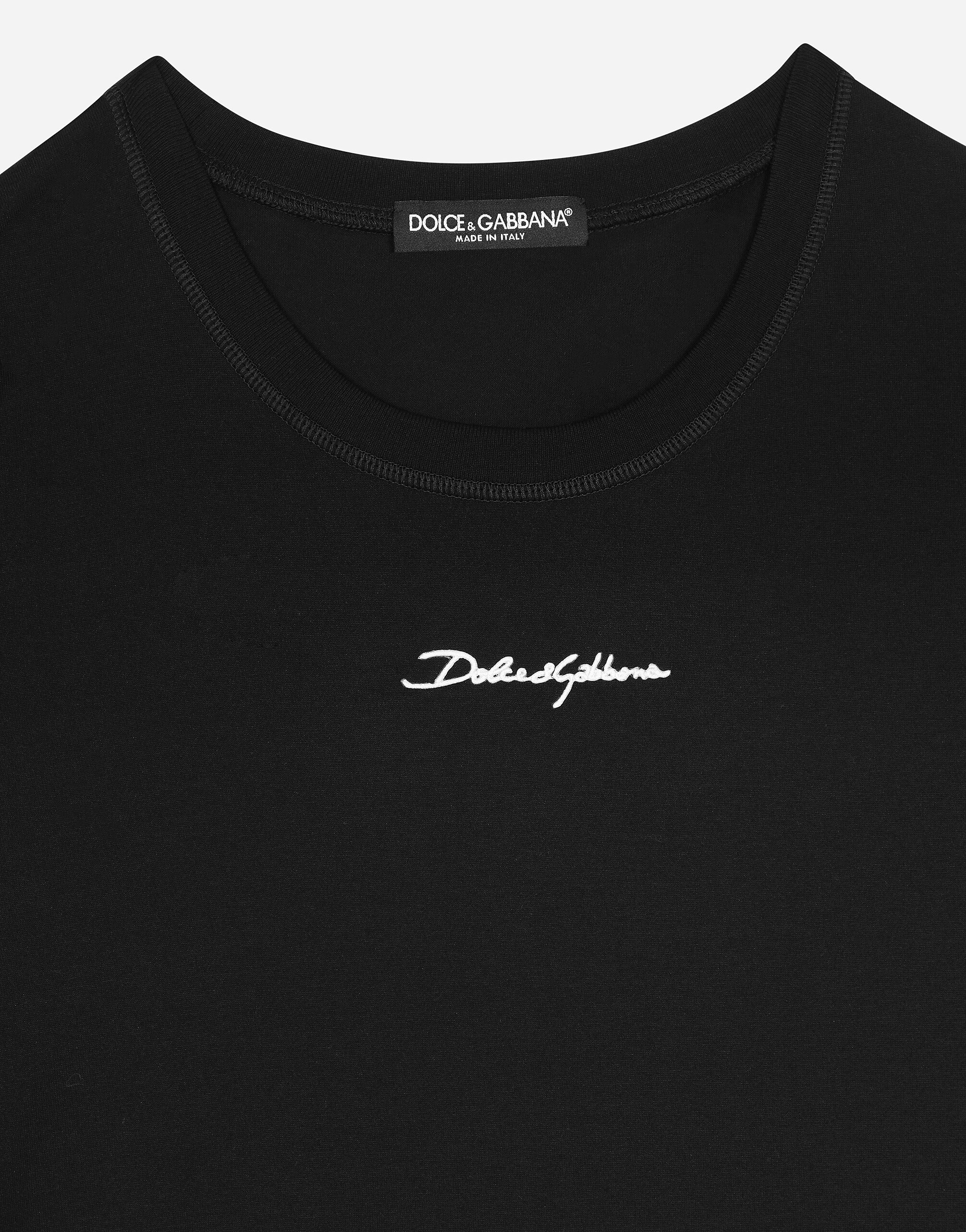 Cotton T-shirt with logo - 6