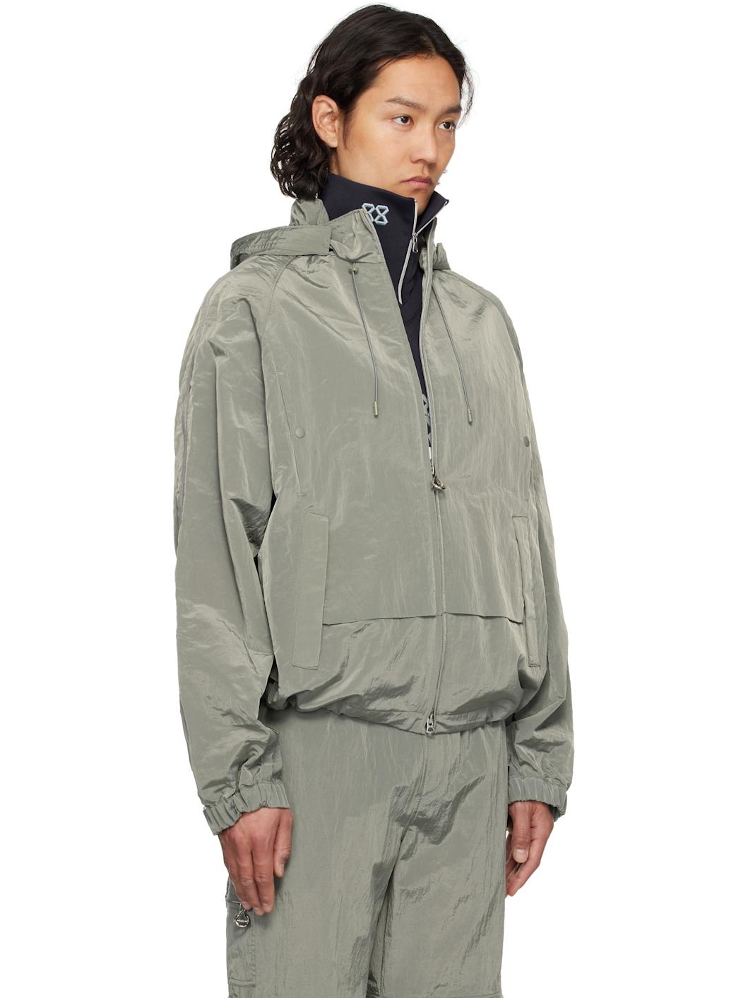 Khaki Extension Light Zip-Up Jacket - 2