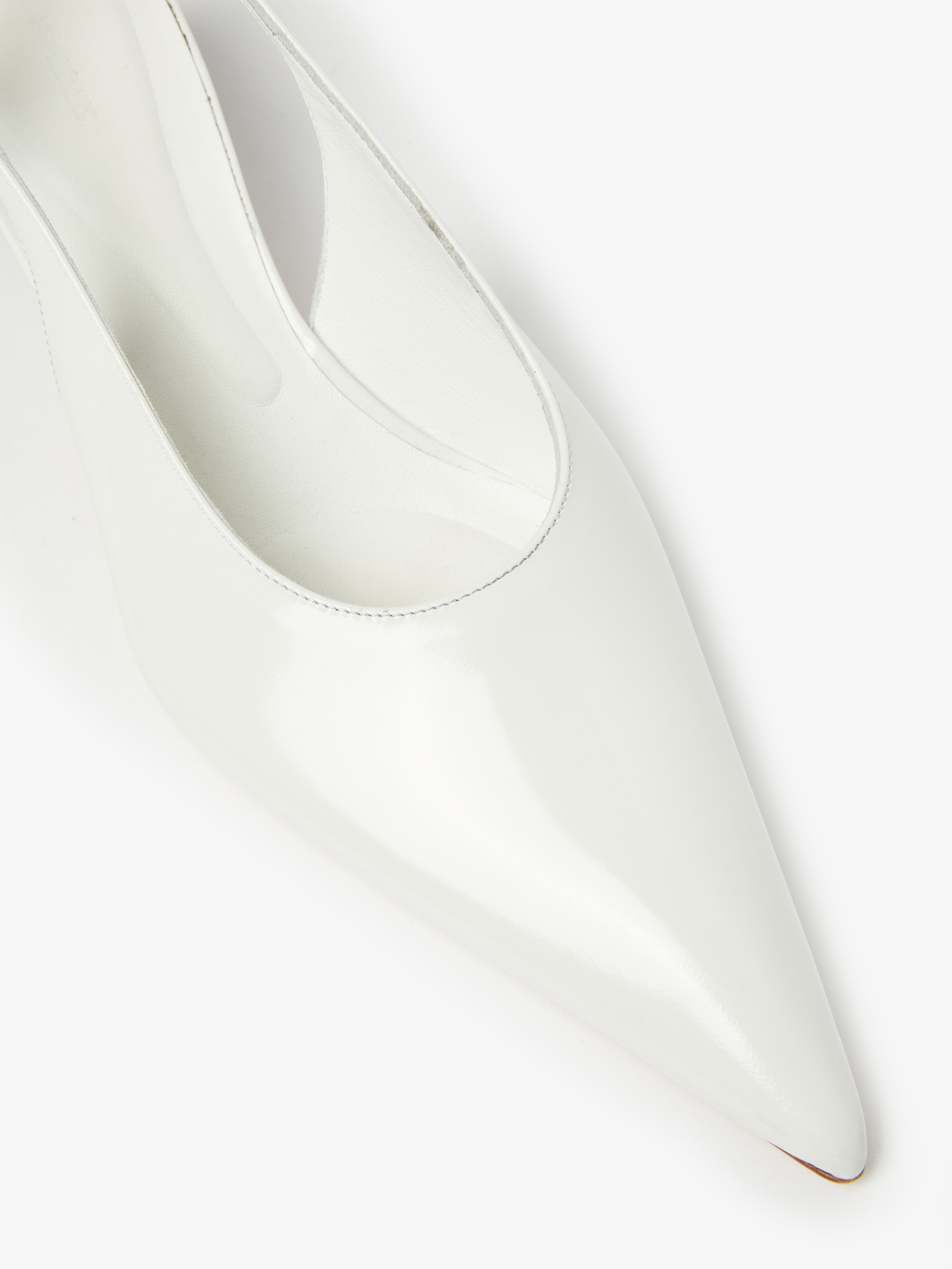 ATTILA Low slingbacks in shiny calfskin with a pointed toe - 4