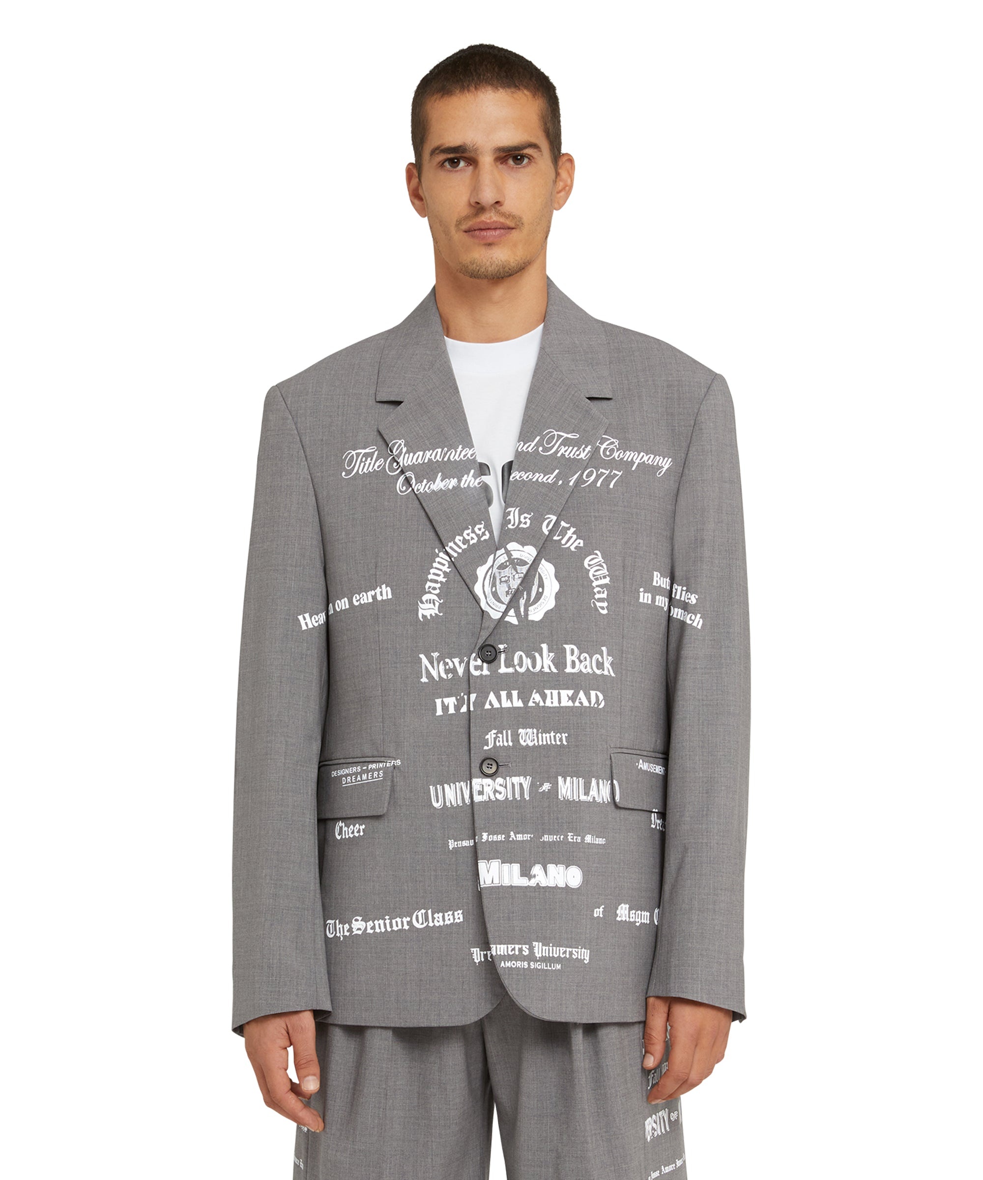 Wool "Dreamers University" jacket - 2