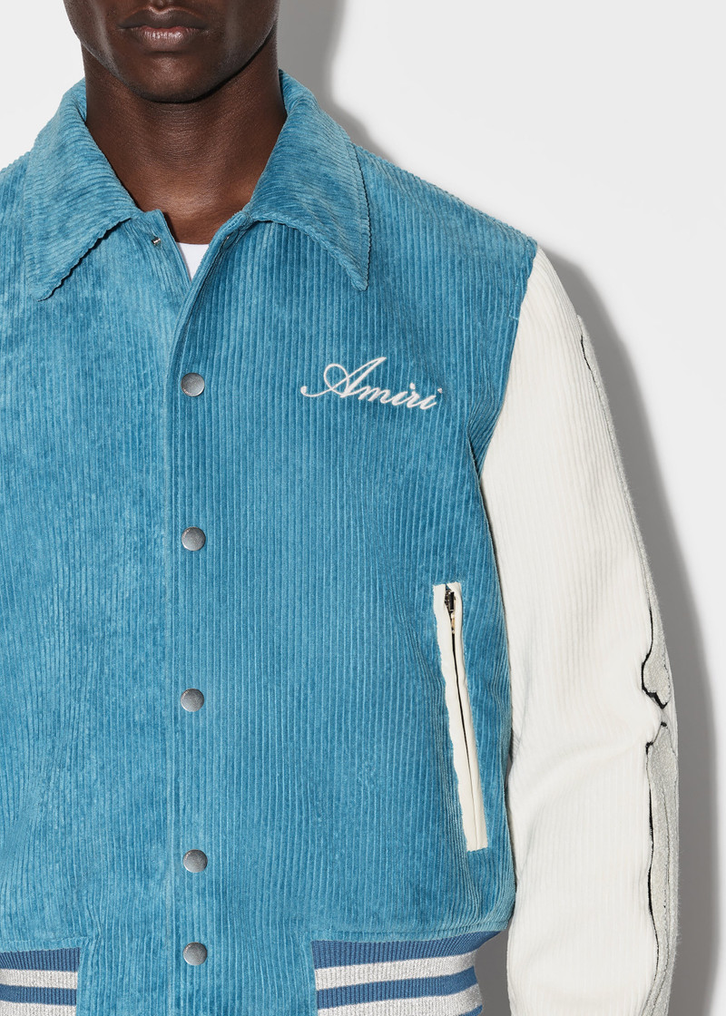 CORDUROY BONES VARSITY JACKET 6
