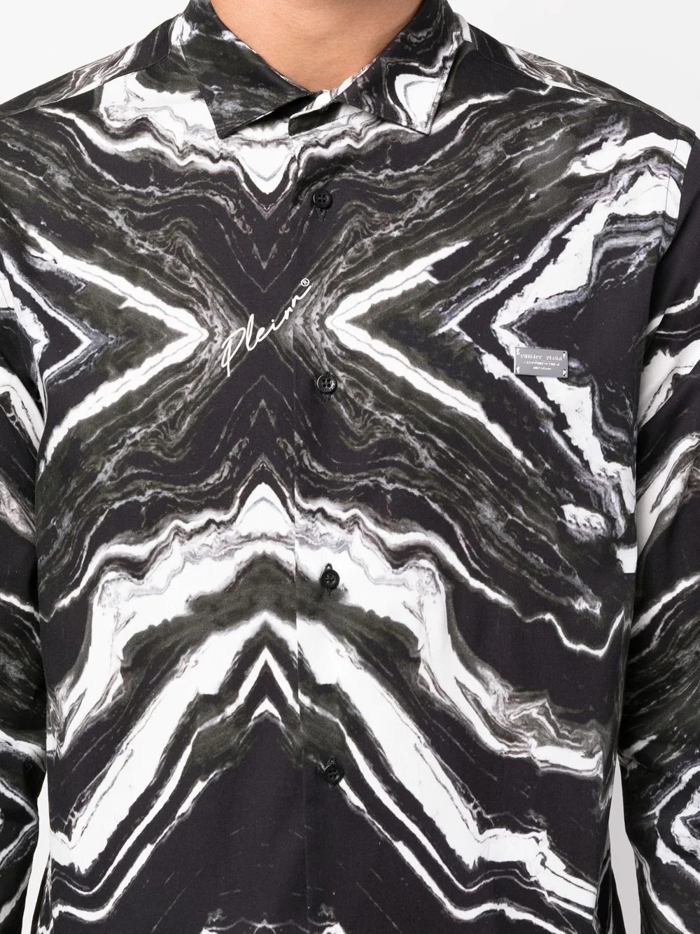 Sugar Daddy marble-print shirt - 5