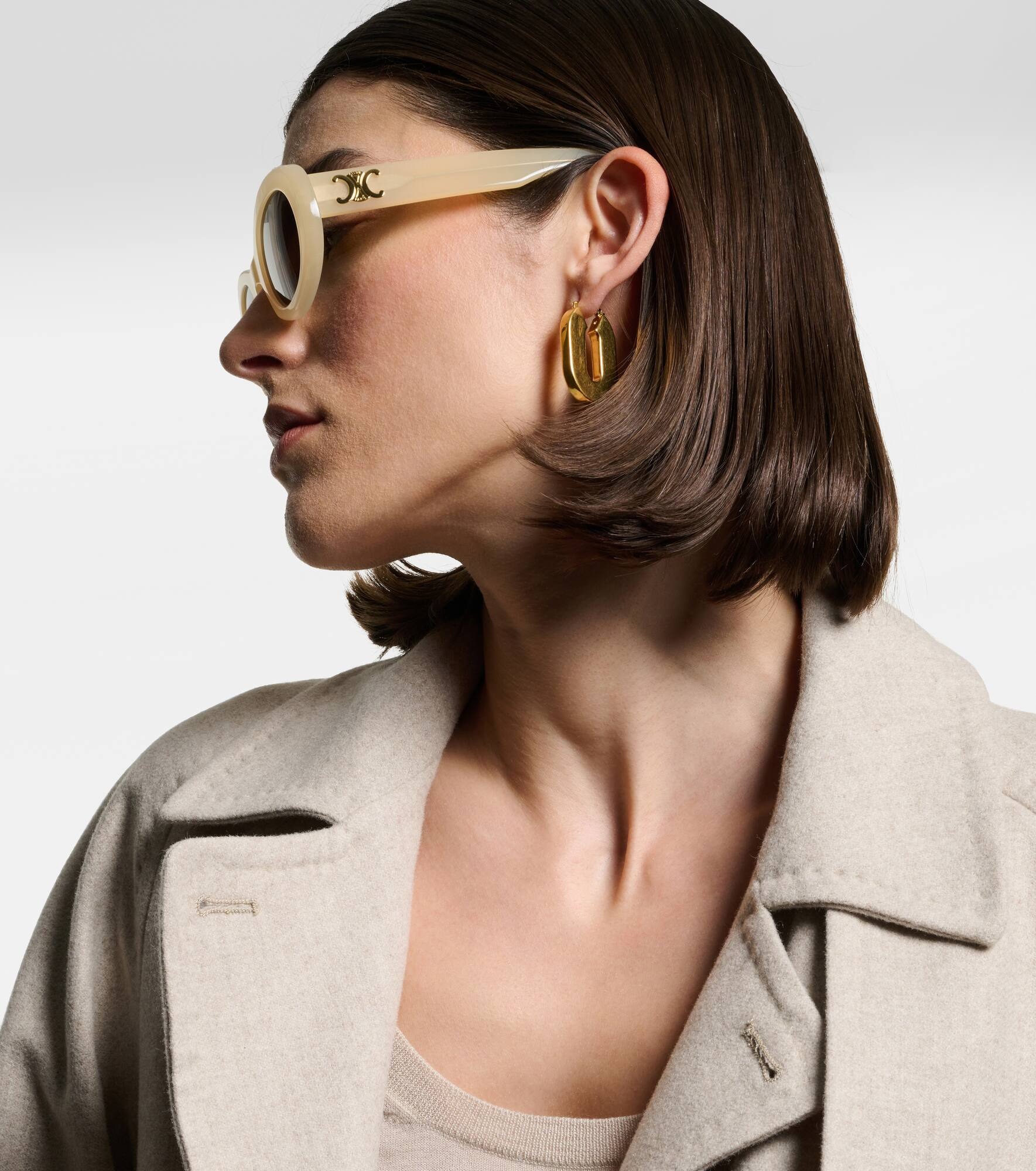 Triomphe 01 oval sunglasses - 5