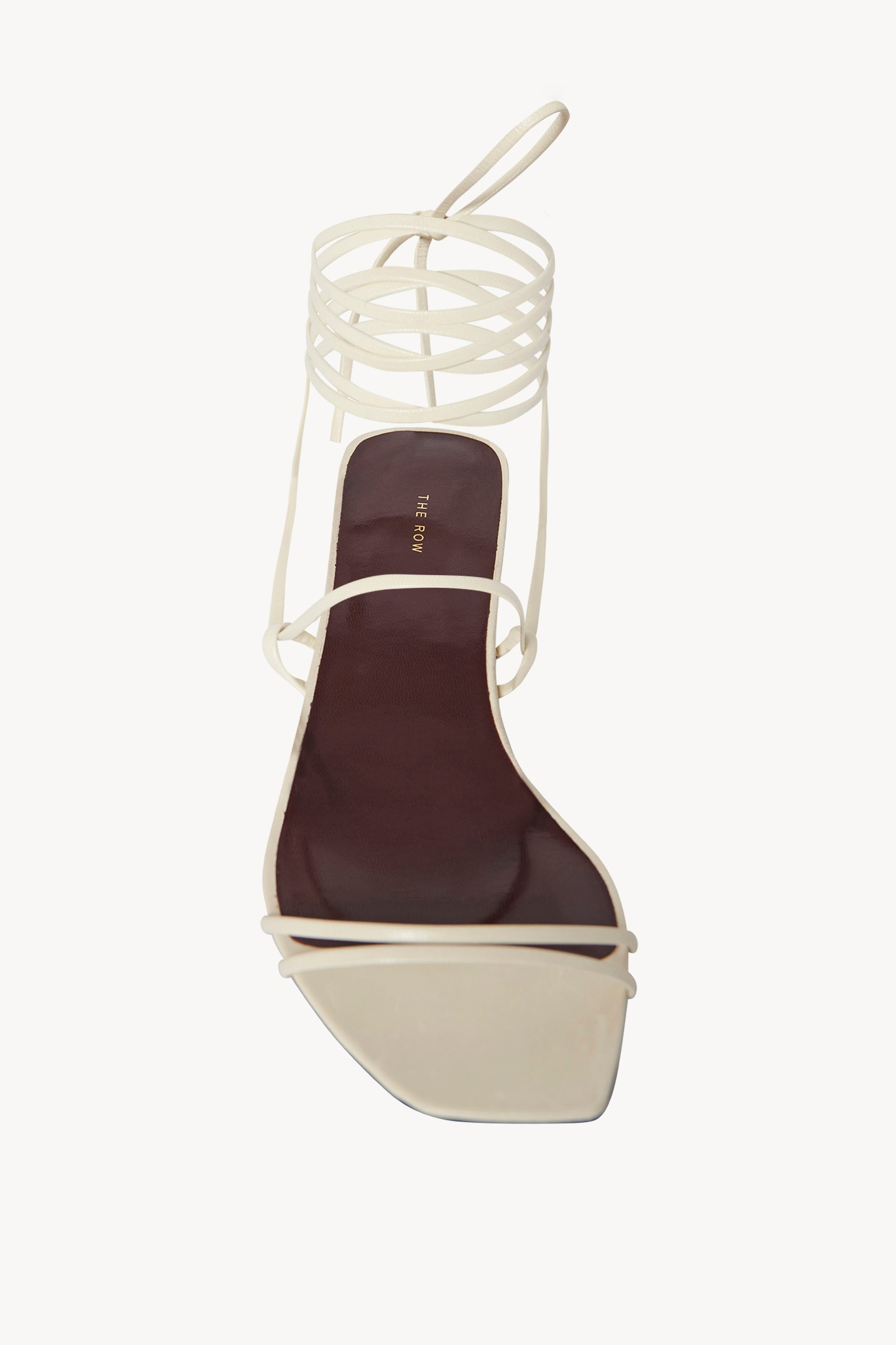 Graphic Strap Kitten Heel in Leather - 3