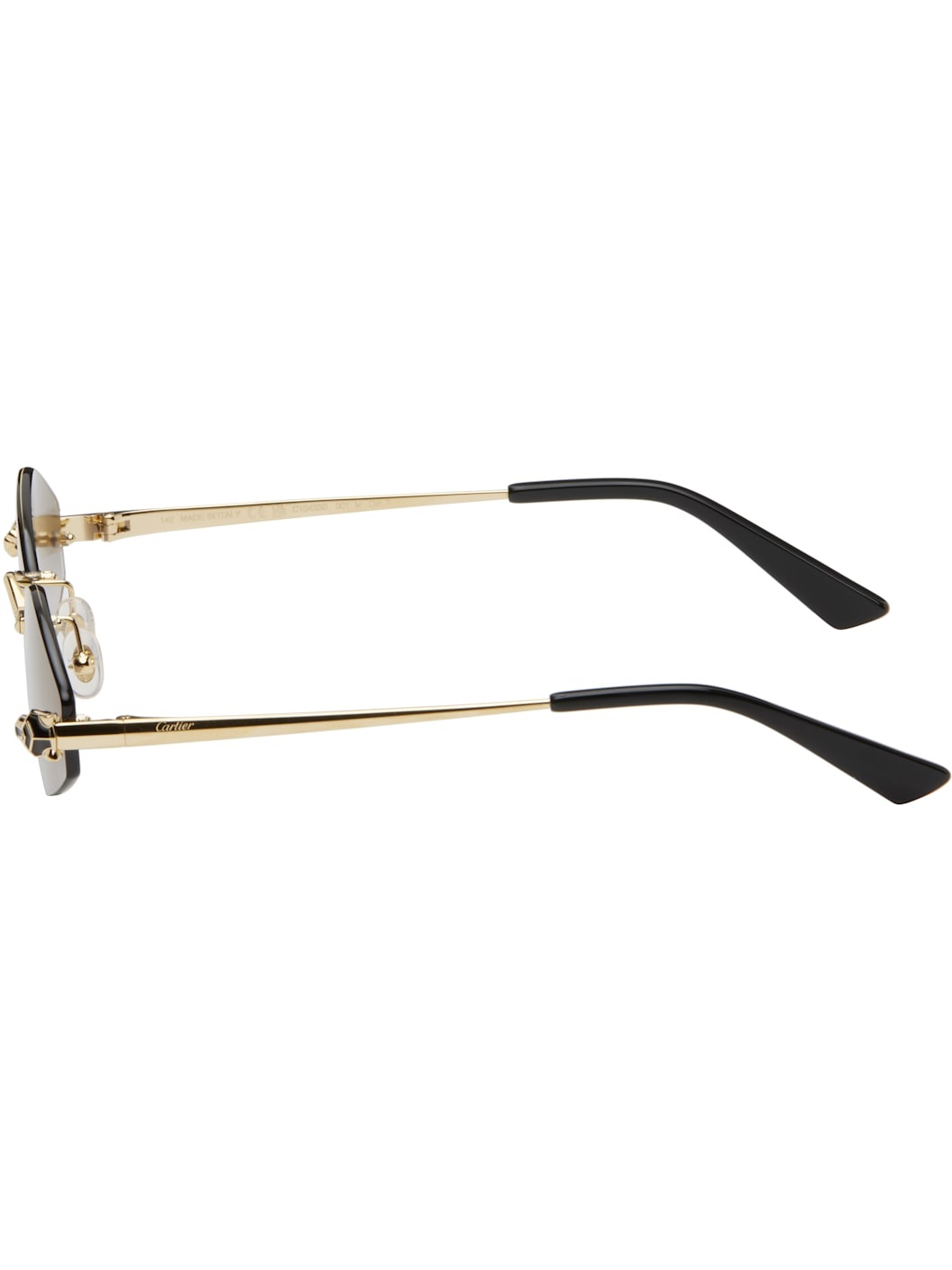 Gold 'Panthère de Cartier' Sunglasses - 3