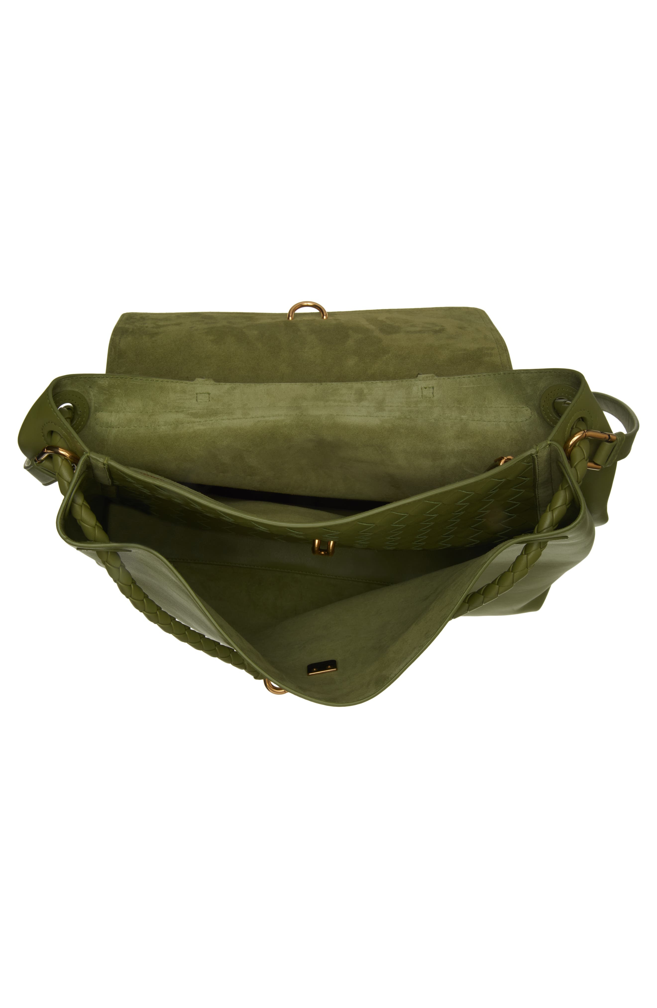 Bottega Veneta Large Ciao Ciao Leather Tote in Matcha-Muse Brass at Nordstrom - 6