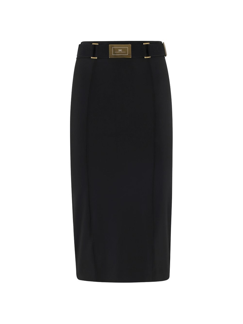 logo-detail midi skirt 1