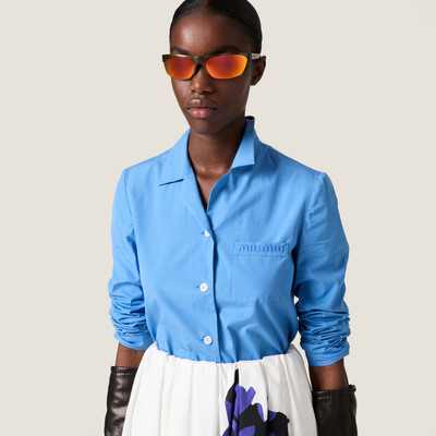 Miu Miu Poplin shirt outlook