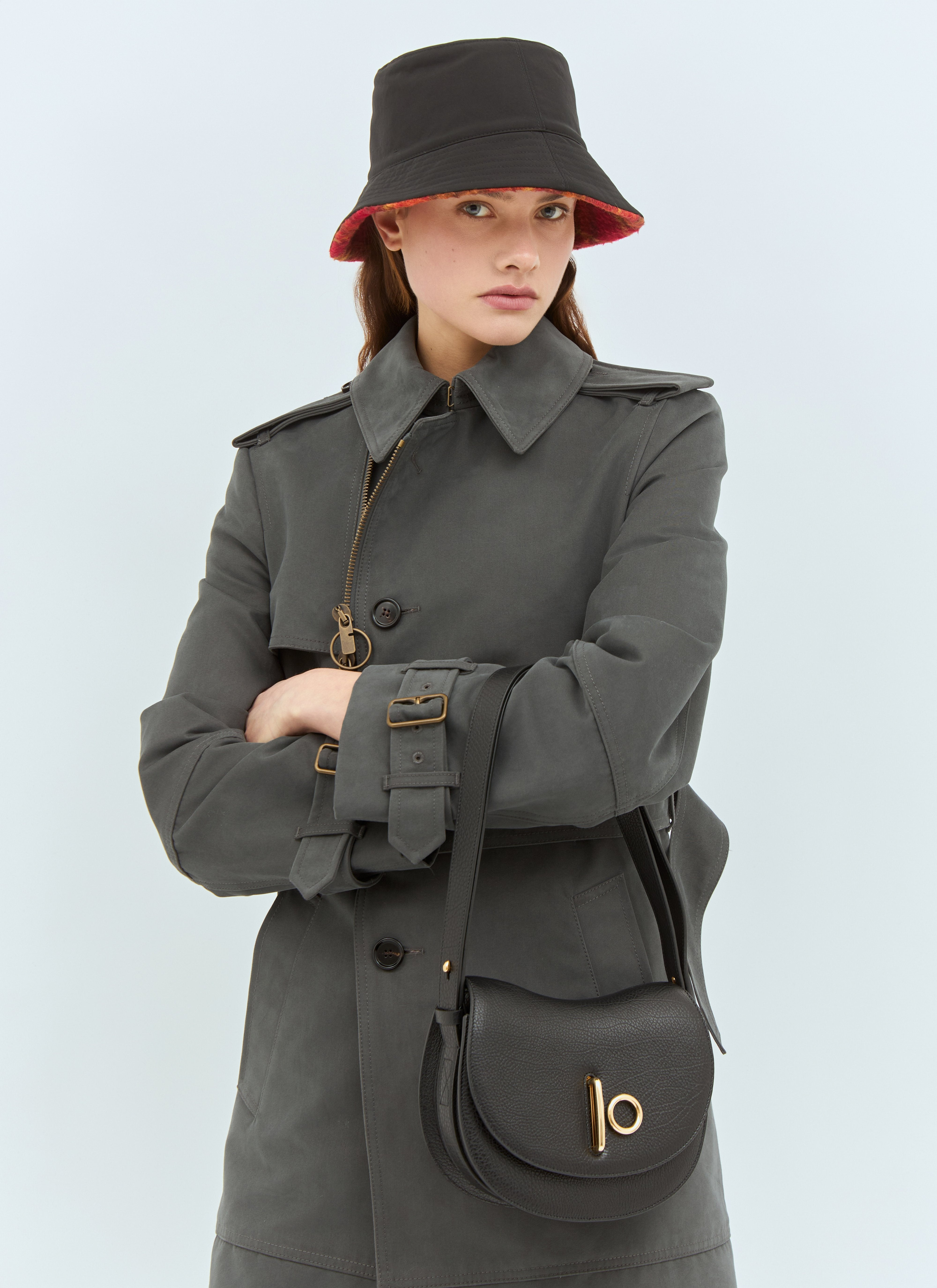 Burberry Women Reversible Check Fleece Bucket Hat - 2