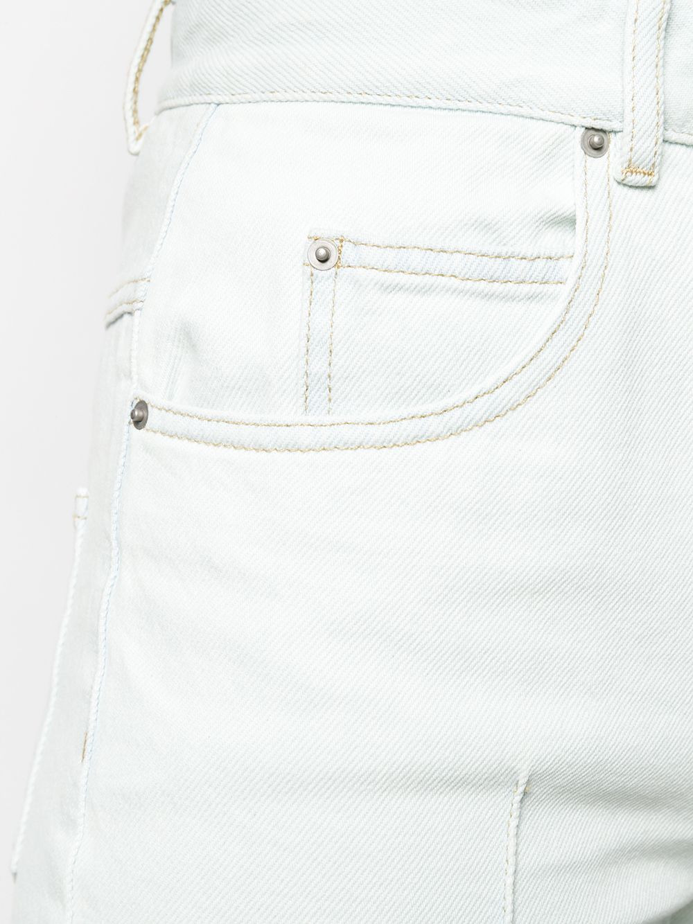 high-waisted cropped jeans - 5