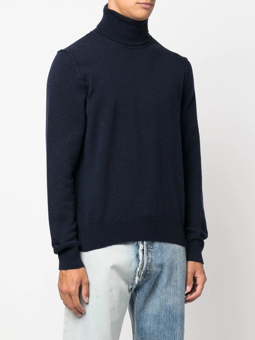 four stitch-detail cashmere jumper - 4