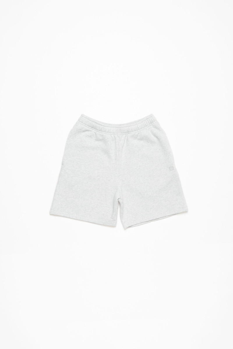 Acne Studios Cotton shorts - Pale Grey Melange outlook