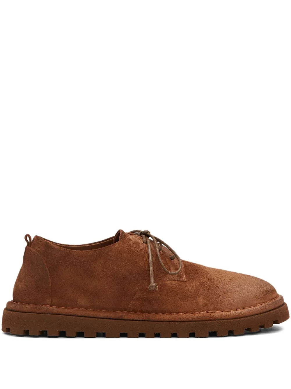Sancrispa Alta Pomice lace-up suede derby shoes - 1