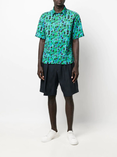 Paul Smith knee-length pleated bermuda shorts outlook