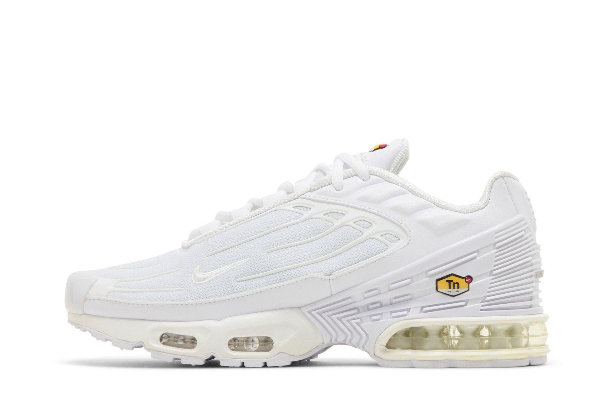 Nike Air Max Plus 'Triple White' goat REVERSIBLE